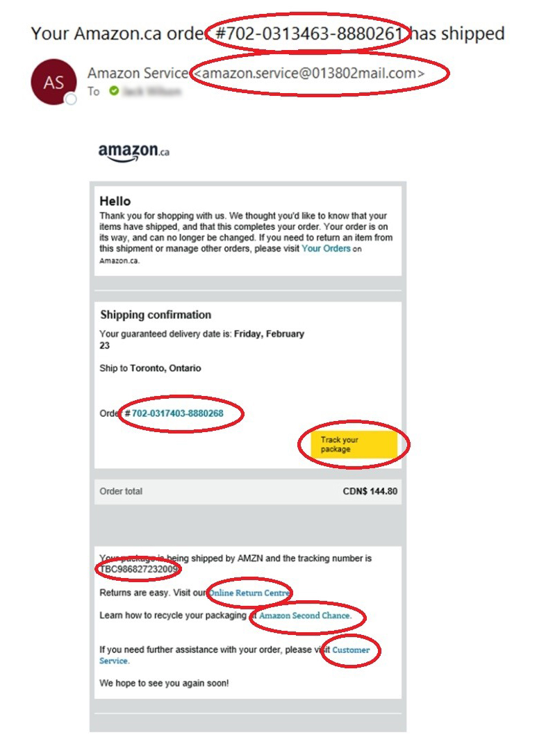 Phishing Email New